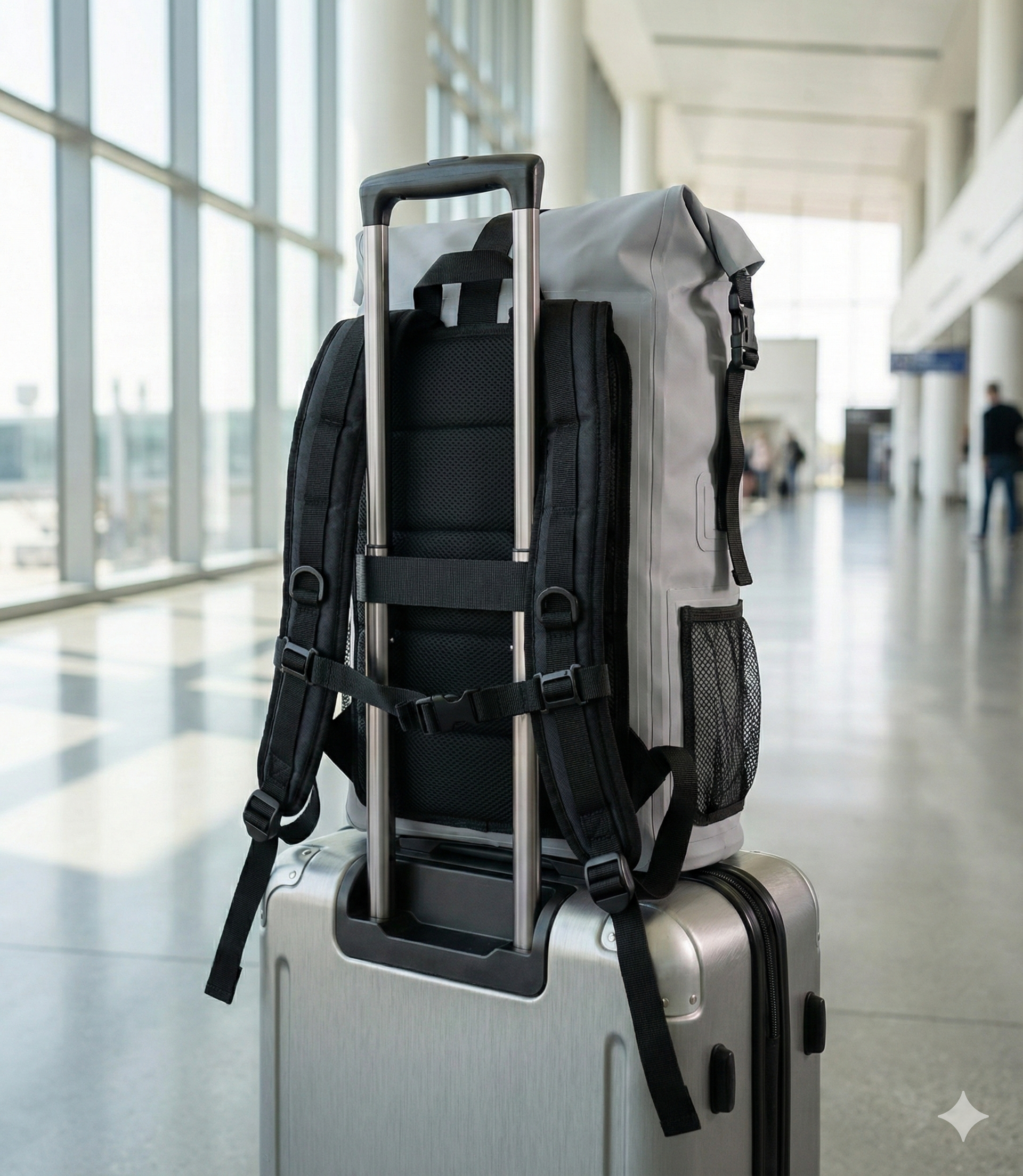 STOWE Waterproof Expandable Dry Travel Bag (Grey)