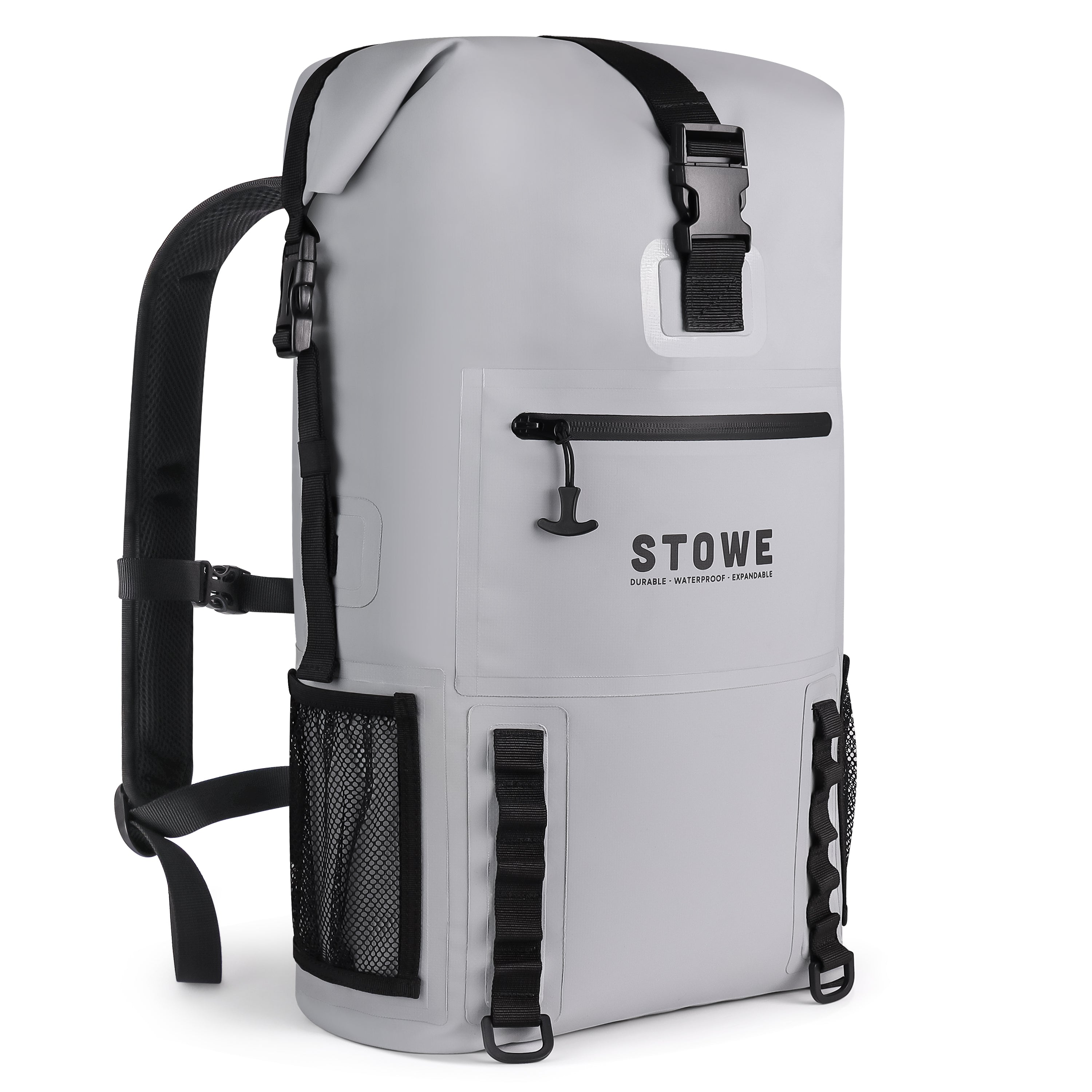STOWE Waterproof Expandable Dry Travel Bag (Grey)